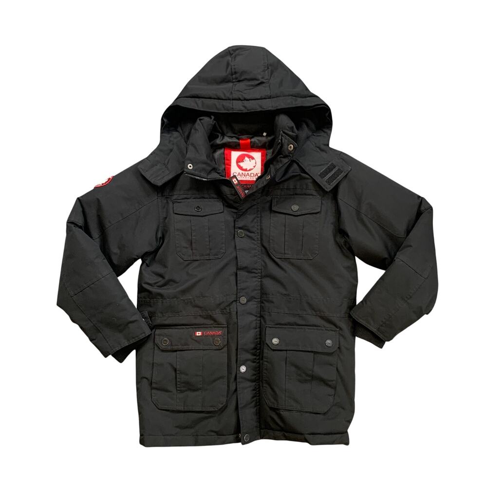 Canada Weather Gear Jacket Youth Teen XL Insulated Puffer Parka Hooded Winter